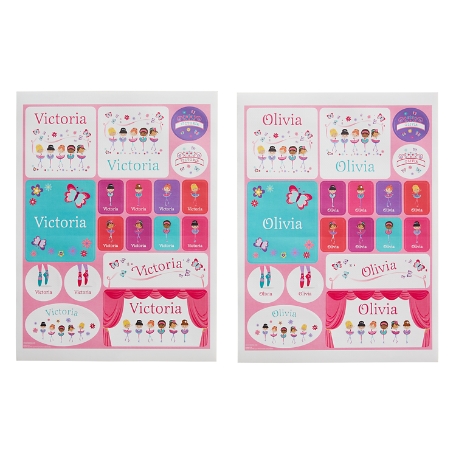 i See Me!® Personalized Kids Stickers - Ballerina