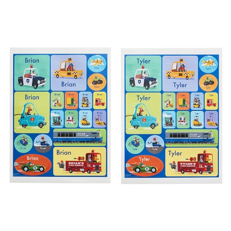 i See Me!® Personalized Kids Stickers - My Very Own Trucks