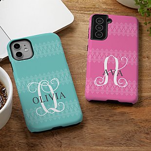 Initial with Name Phone Case