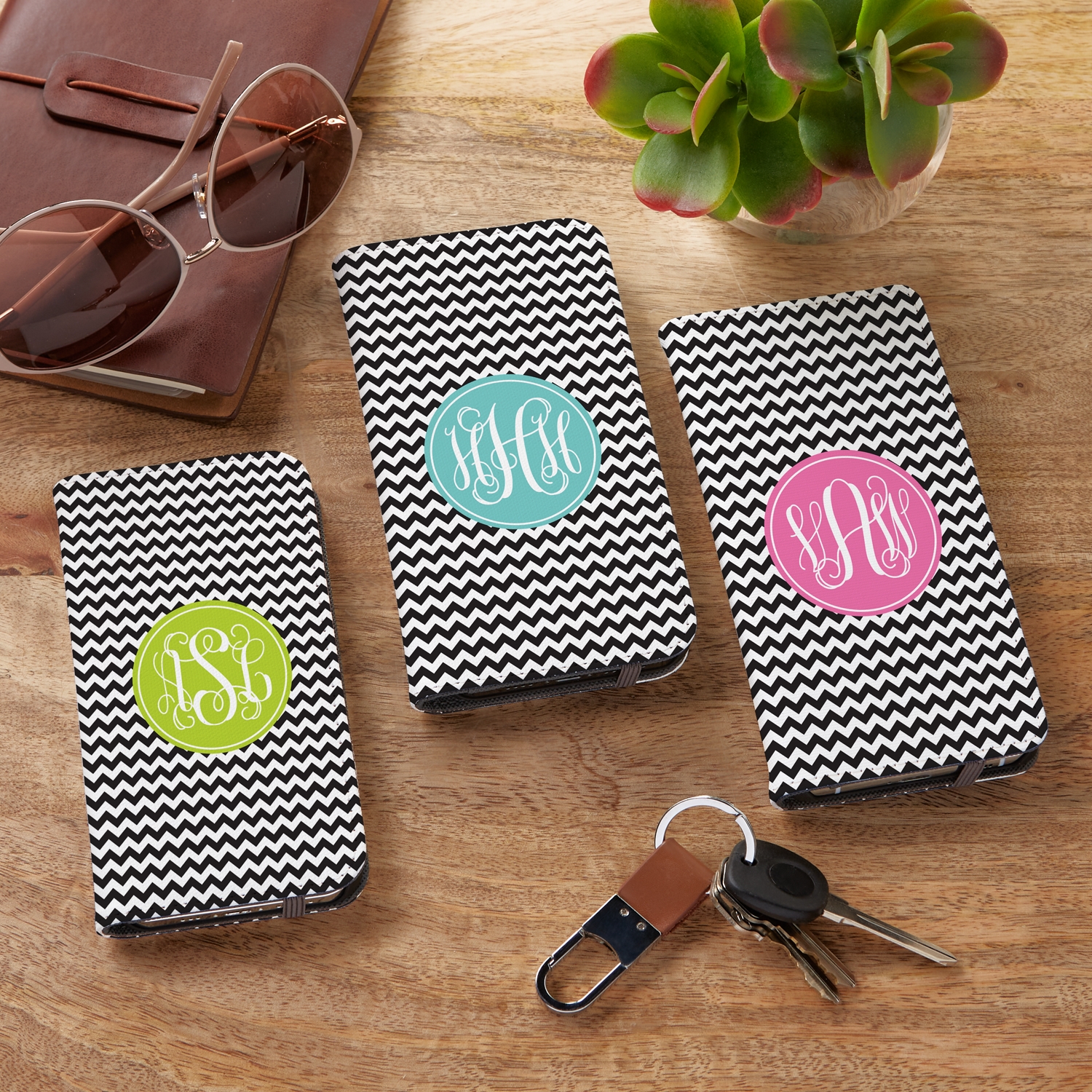 Interlocking Monogram Phone Folio Case