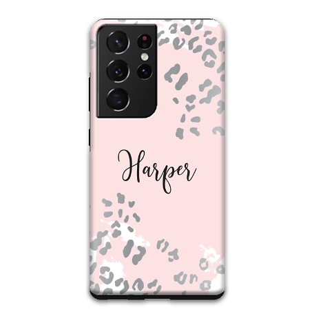 Metallic Leopard Samsung Galaxy S21 Ultra 5G Case