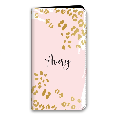 Metallic Leopard iPhone12 Mini Folio Case