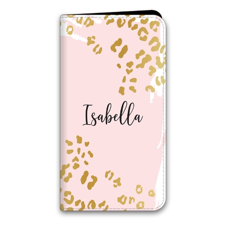 Metallic Leopard iPhone 13 Mini Folio Case