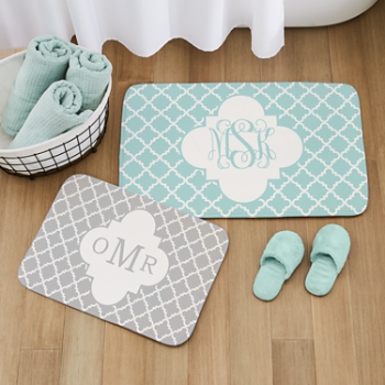 Monogram Bath Mat