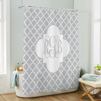 Monogram Shower Curtain