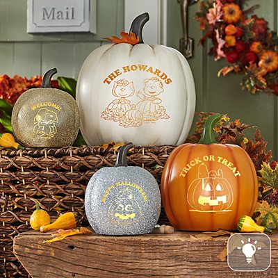 PEANUTS® Spooky & Sweet Light-Up Pumpkins