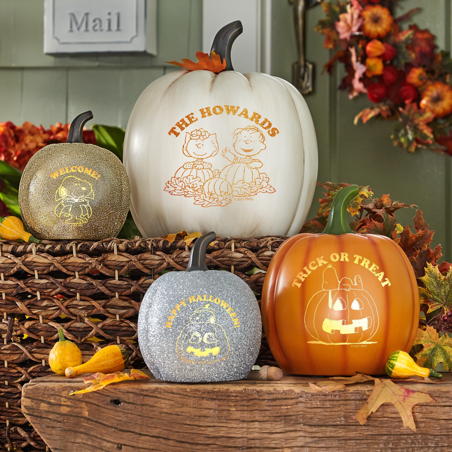 PEANUTS® Spooky & Sweet Light-Up Pumpkins