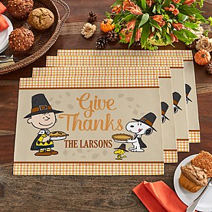 PEANUTS® Give Thanks Placemats