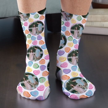 Heart Message Socks