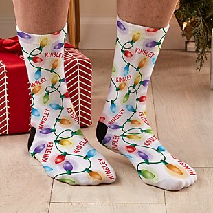 Holiday Lights Socks