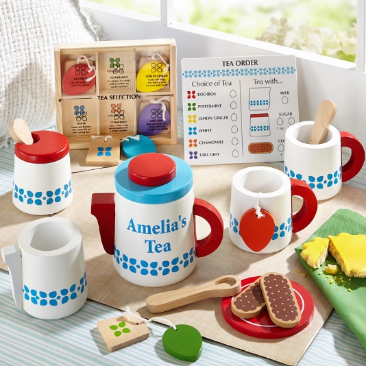 Wooden tea set melissa and doug clearance