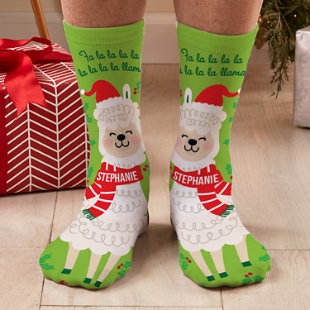 Fa La La Llama Socks