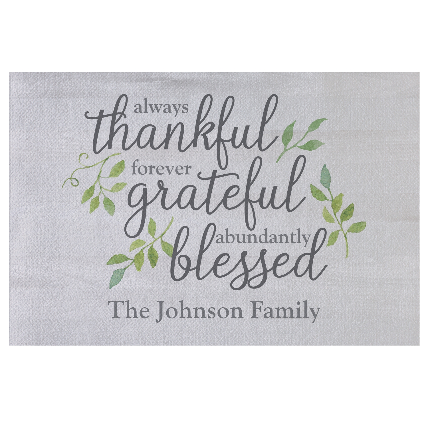 Always Thankful Doormat - 24x36