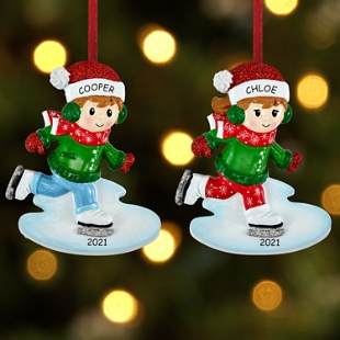 Ice Skaters Bauble