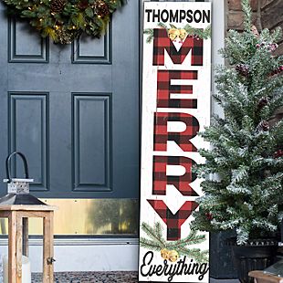 Merry Everything Porch Leaner Sign
