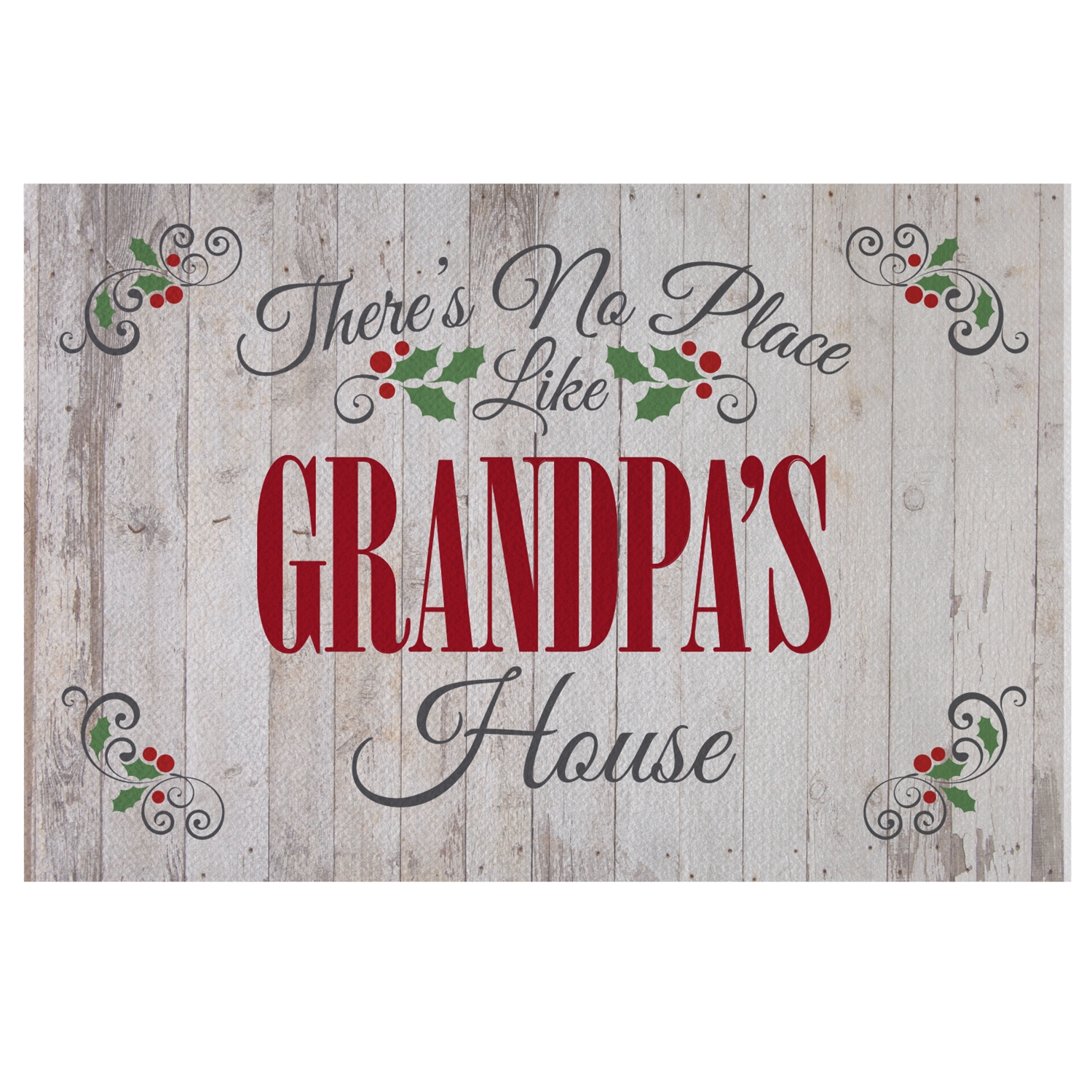 Our Favorite Place Holiday Doormat 24x36