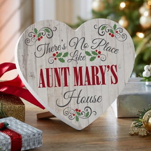 Our Favourite Place Christmas Wood Heart