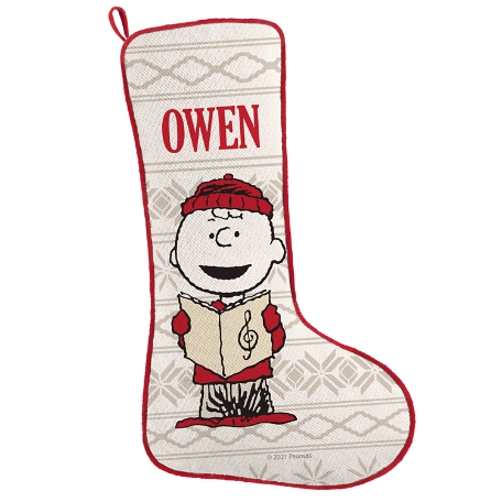 PEANUTS® Classic Caroling Stocking - Charlie Brown™