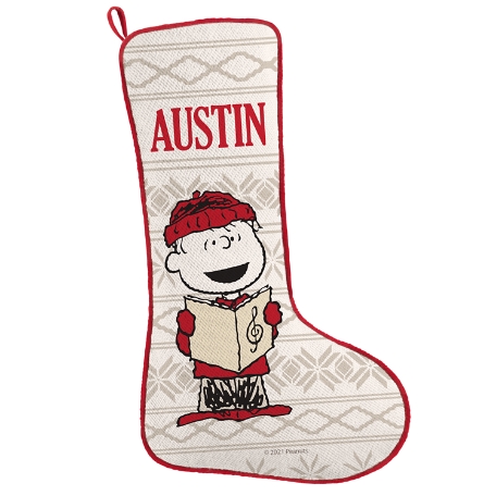 PEANUTS® Classic Caroling Stocking - Linus™