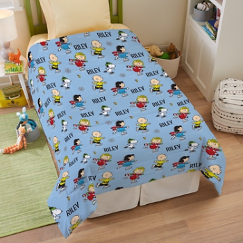 PEANUTS® Ice Skating Friends Comforter