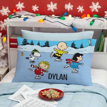 PEANUTS® Ice Skating Friends Pillowcase