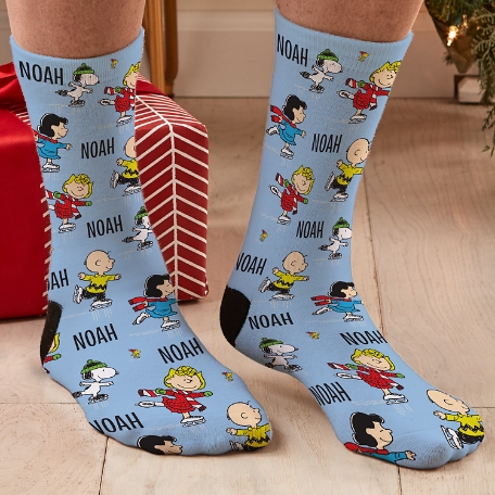 PEANUTS® Ice Skating Friends Socks