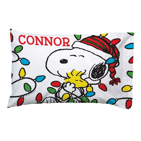 PEANUTS® Lots of Lights Pillowcase