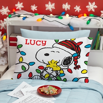 PEANUTS® Lots of Lights Pillowcase