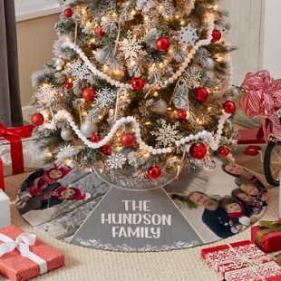 Picture Perfect Photo Collage Tree Skirt