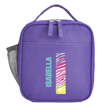 Pretty Pattern Purple Lunch Box - Animal Print
