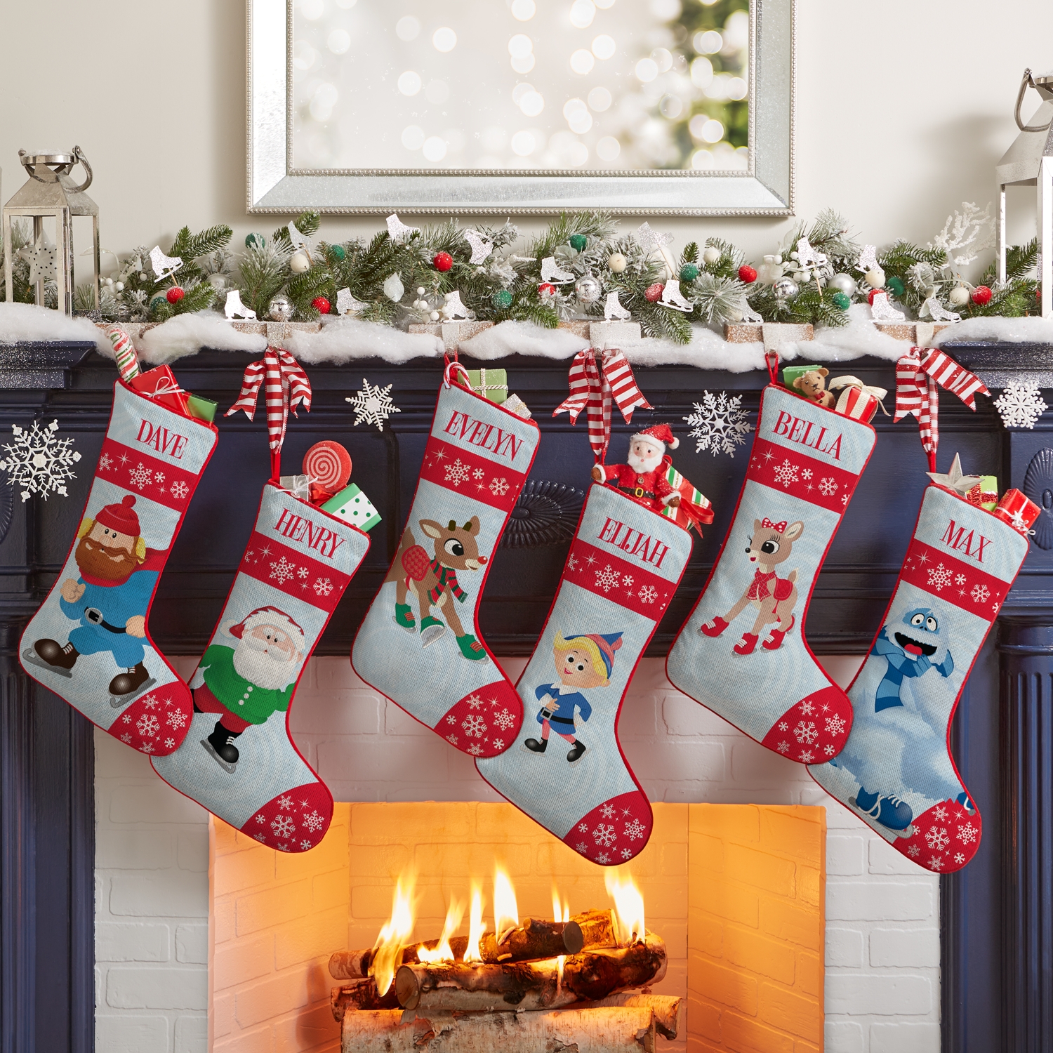 Rudolph® Skating Friends Stocking