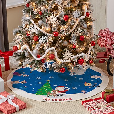 Rudolph® Winter Fun Tree Skirt