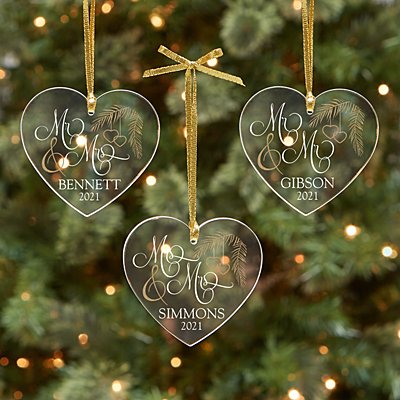 Together as One Acrylic Heart Ornament