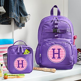Allover Name Purple Backpack Collection