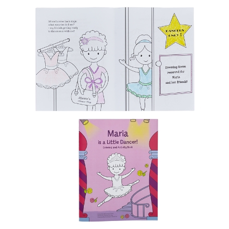 i See Me!® Personalized Coloring & Activity Book  - I'm A Little Dancer