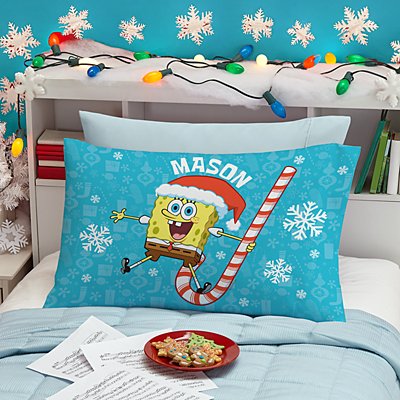 SpongeBob™ SquarePants Holiday Pillowcase