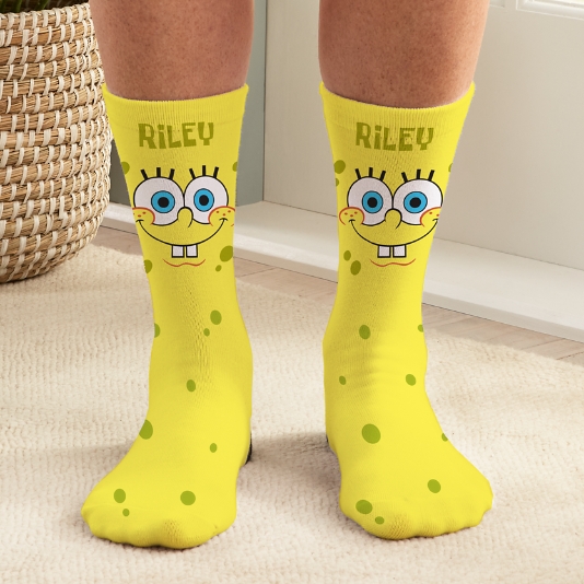 Spongebob Squarepants Boxer Socks Set - Mens Sock & Underwear