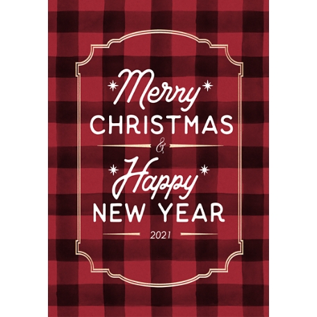 Christmas Plaid Gift Card
