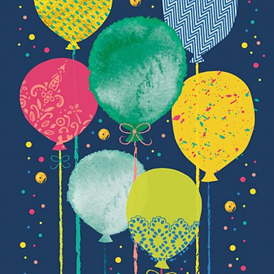 Confetti Balloons Gift Card