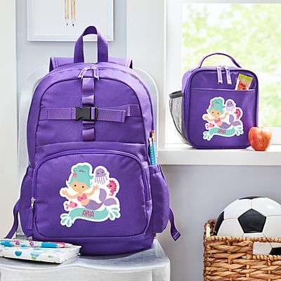 Fun Graphic Girls Purple Backpack Collection