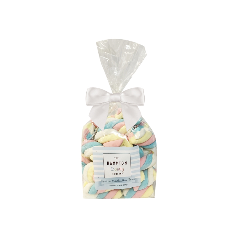 Swirly Rainbow Personalized Marshmallows 10 oz Bag at