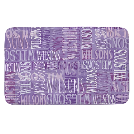 Signature Style Bath Mat 21x34 - Purple
