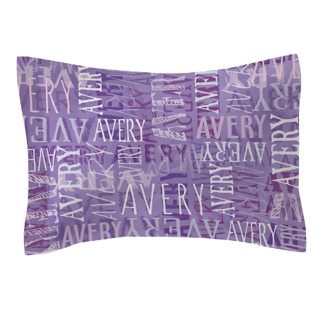Signature Style Pillow Sham - Purple