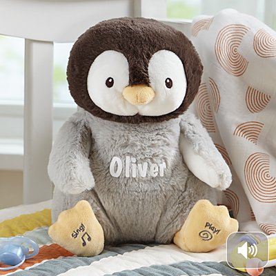 GUND® Cuddly Personalized Kissy The Penguin