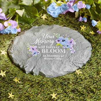 Forever Memories Memorial Personalized Garden Stone