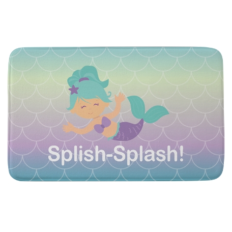 Bathtime Fun Bath Mat 21x34 - Mermaid
