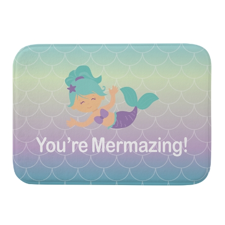 Bathtime Fun Bath Mat 17x24 - Mermaid