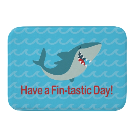 Bathtime Fun Bath Mat 17x24 - Shark               