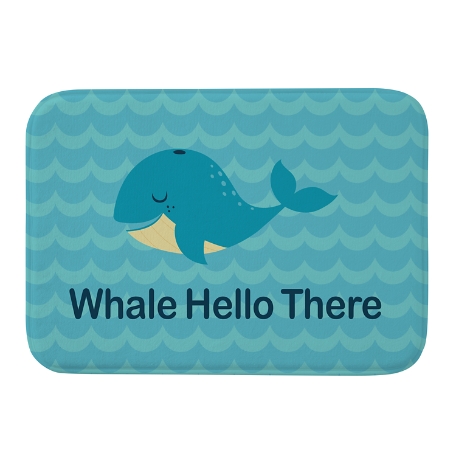 Bathtime Fun Bath Mat 17x24 - Whale               