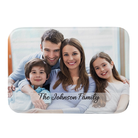 Picture-Perfect Photo with Message Bath Mat 17x24